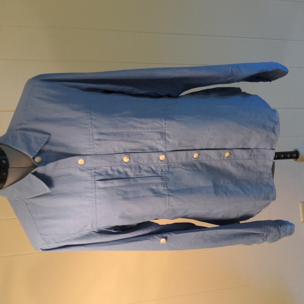 Exofficio Long sleeve Button Up - Women's Medium - Light Blue